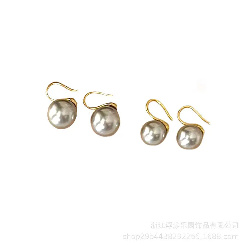 Pearl Earrings Gold Plated 925 Sterling Silver - Image 5