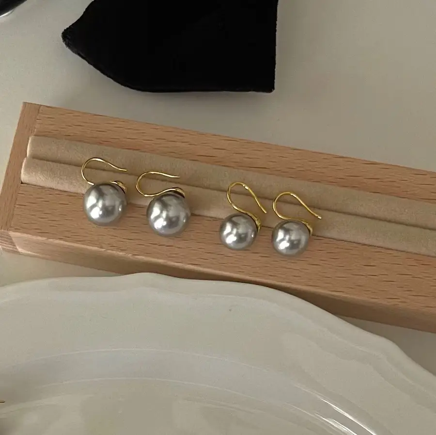 Pearl Earrings Gold Plated 925 Sterling Silver — feature 16
