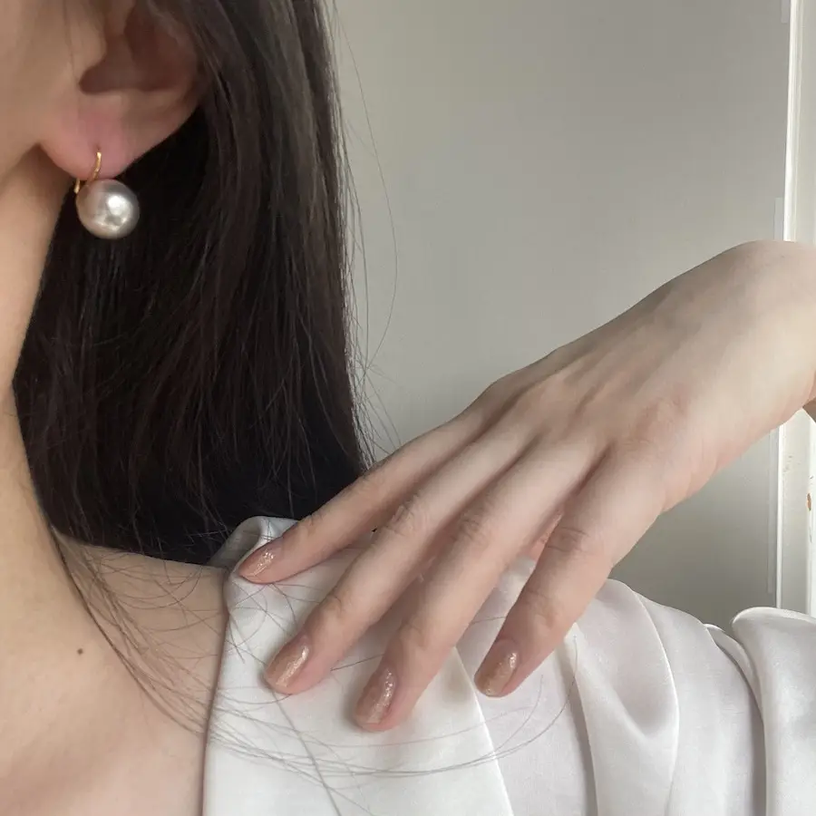 Pearl Earrings Gold Plated 925 Sterling Silver — feature 19