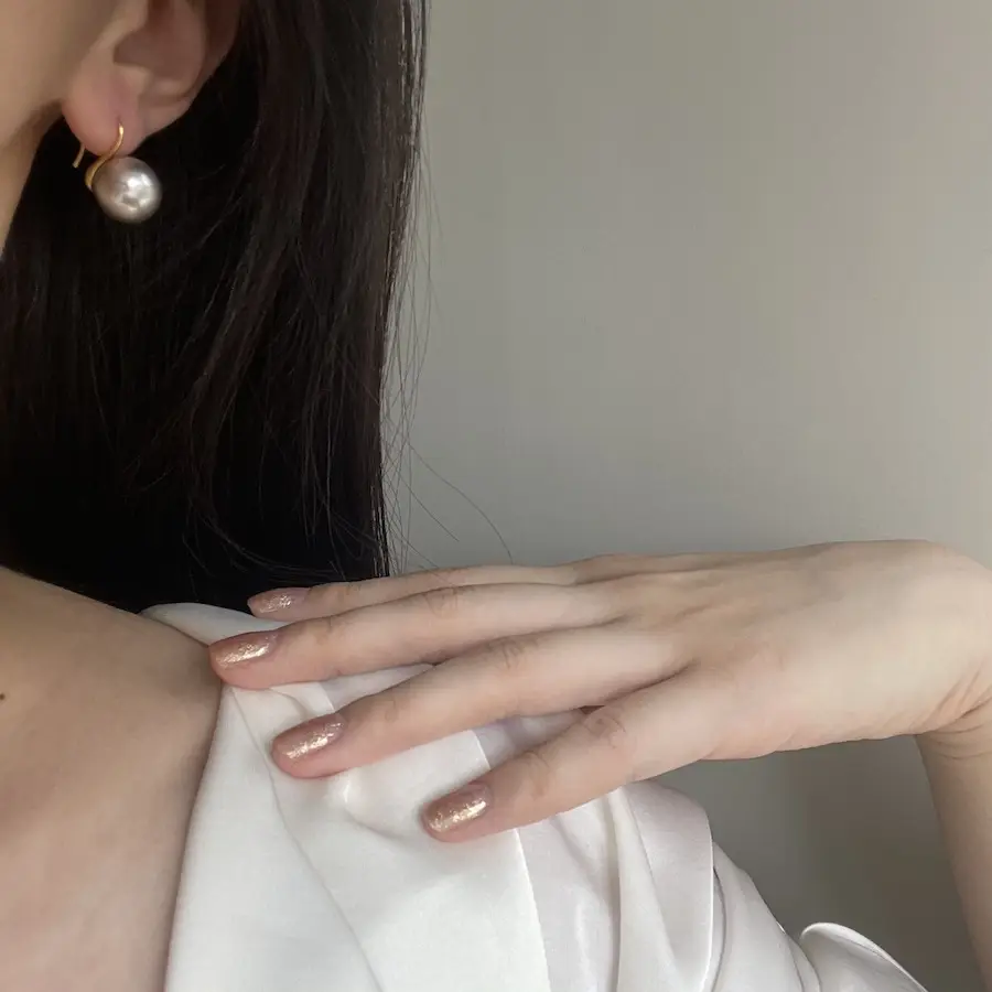 Pearl Earrings Gold Plated 925 Sterling Silver — feature 20