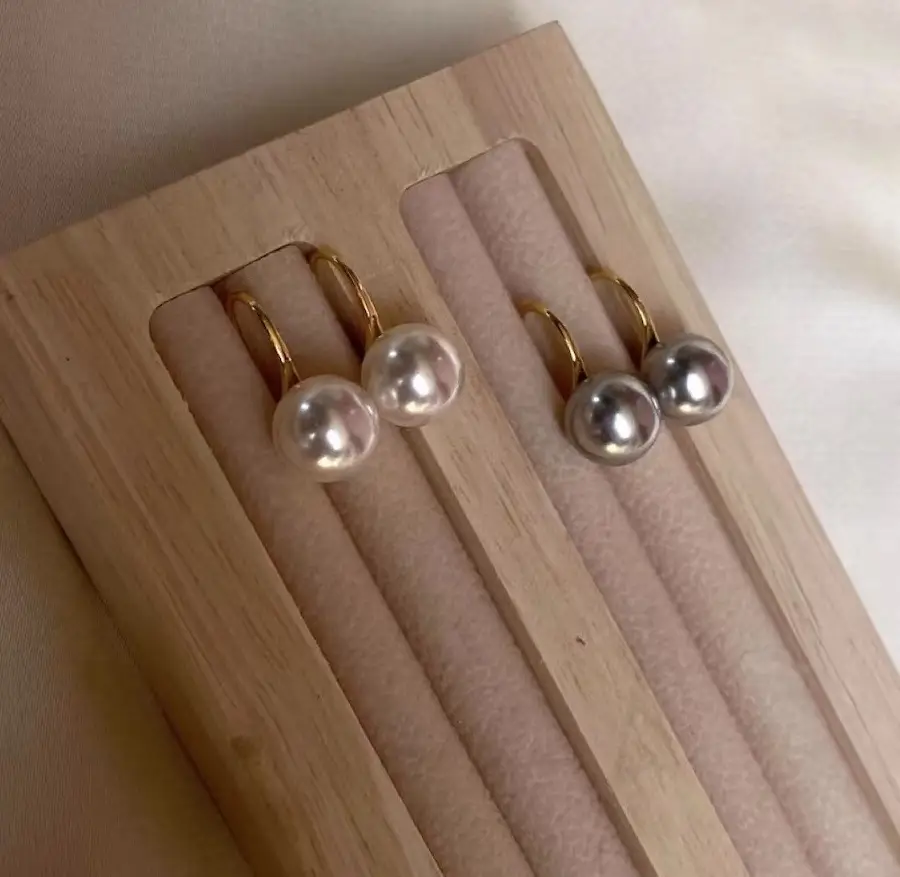 Pearl Earrings Gold Plated 925 Sterling Silver — feature 4