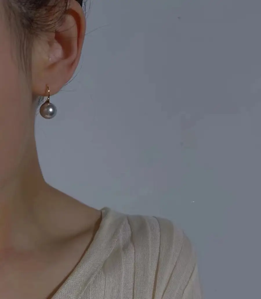 Pearl Earrings Gold Plated 925 Sterling Silver — feature 7