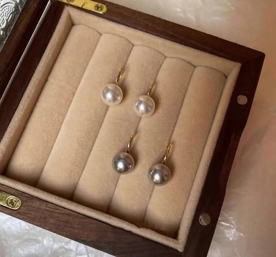 Pearl Earrings Gold Plated 925 Sterling Silver — feature 8