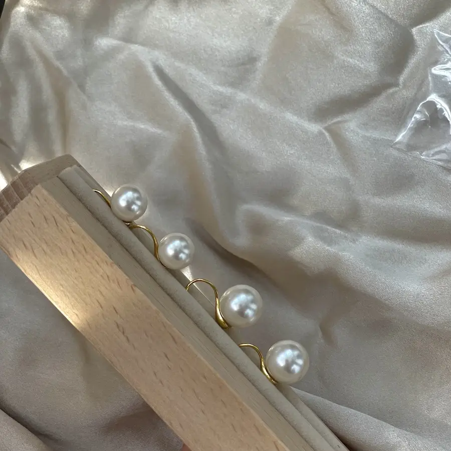 Pearl Earrings Gold Plated 925 Sterling Silver — feature 9