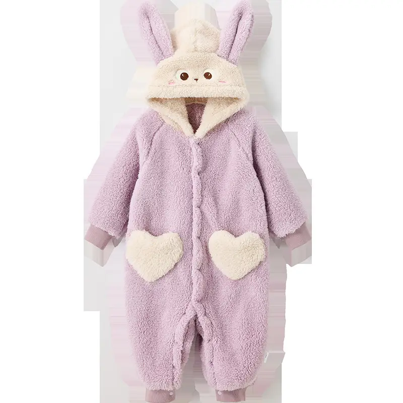Baby Winter Hooded Jumpsuits Set of 3