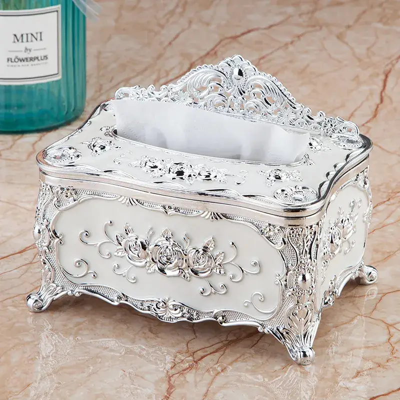 Luxury Gold Acrylic Tissue Box for Home Decor - Image 11