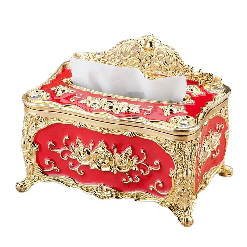 Luxury Gold Acrylic Tissue Box for Home Decor - Image 13
