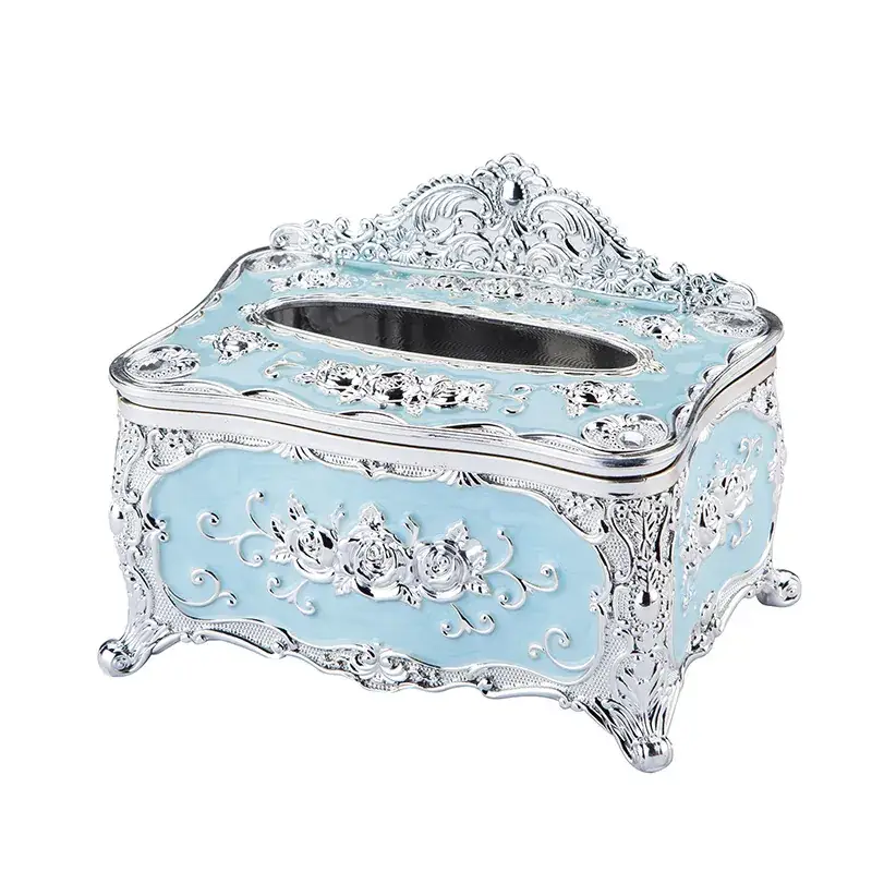 Luxury Gold Acrylic Tissue Box for Home Decor - Image 4