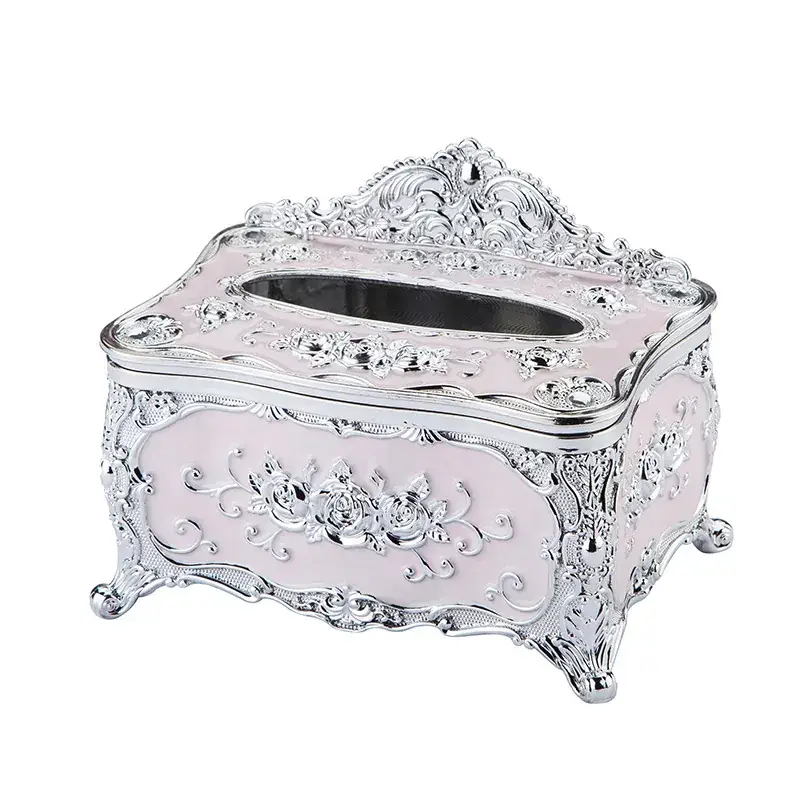 Luxury Gold Acrylic Tissue Box for Home Decor - Image 6