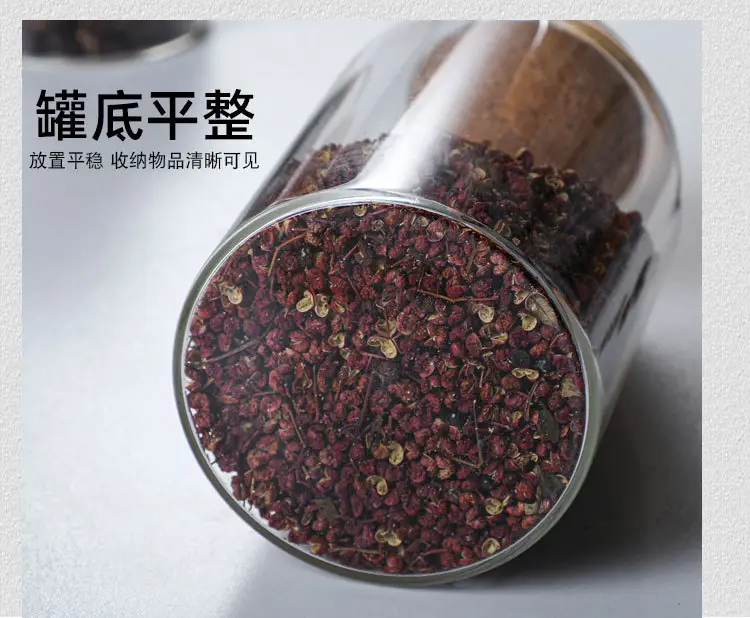 Glass Storage Jar with Cork Seal for Kitchen Grains & Dried Fruits — feature 14