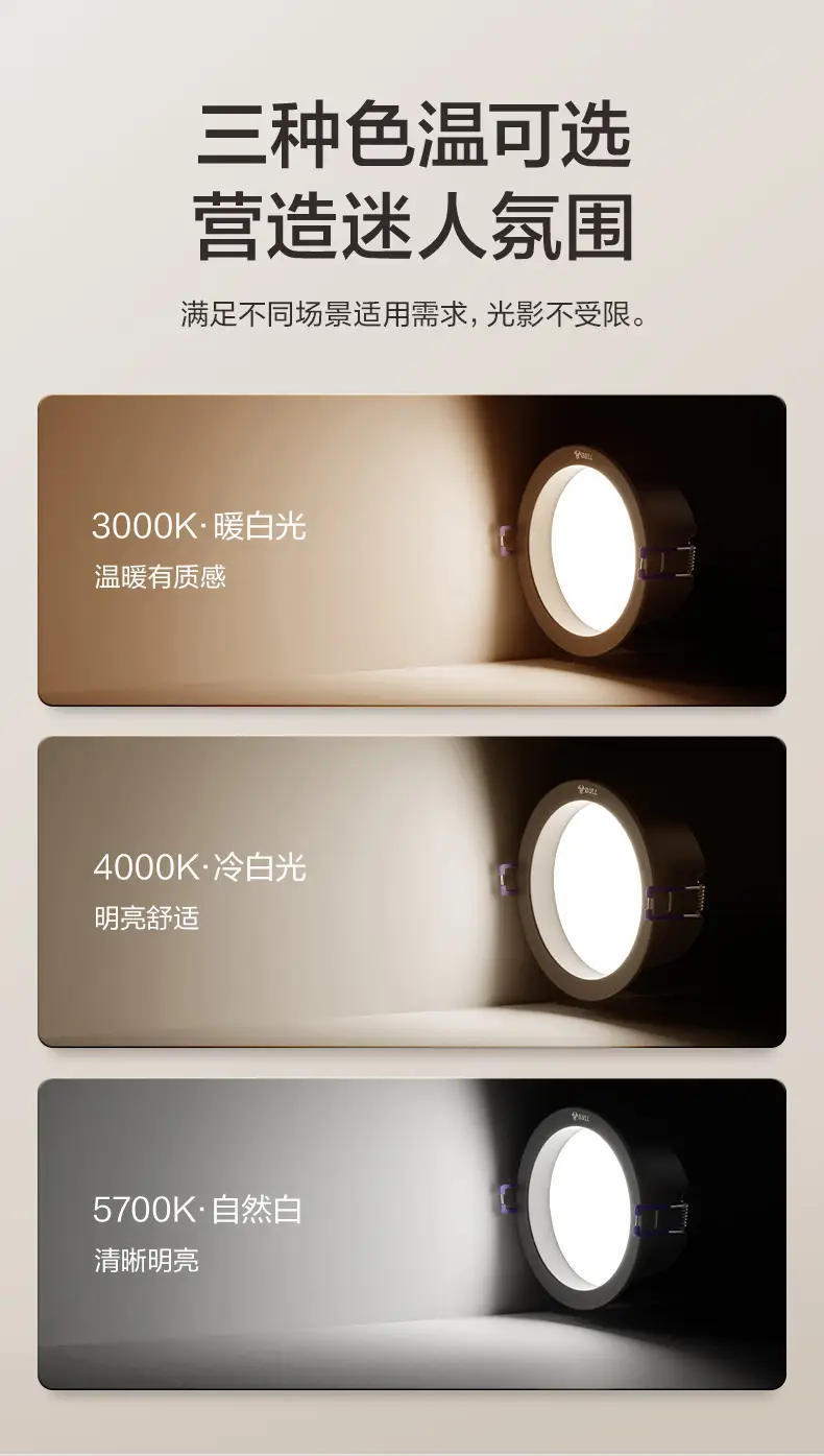 Bull Downlight 75cm Hole LED White 4.5W — feature 9