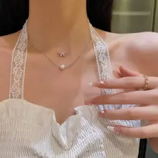 Pink Heart Diamond Necklace for Women Elegant 2024 — feature 6
