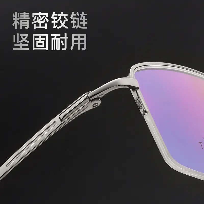 Women's Rose Gold Ultra Light Half Frame Glasses