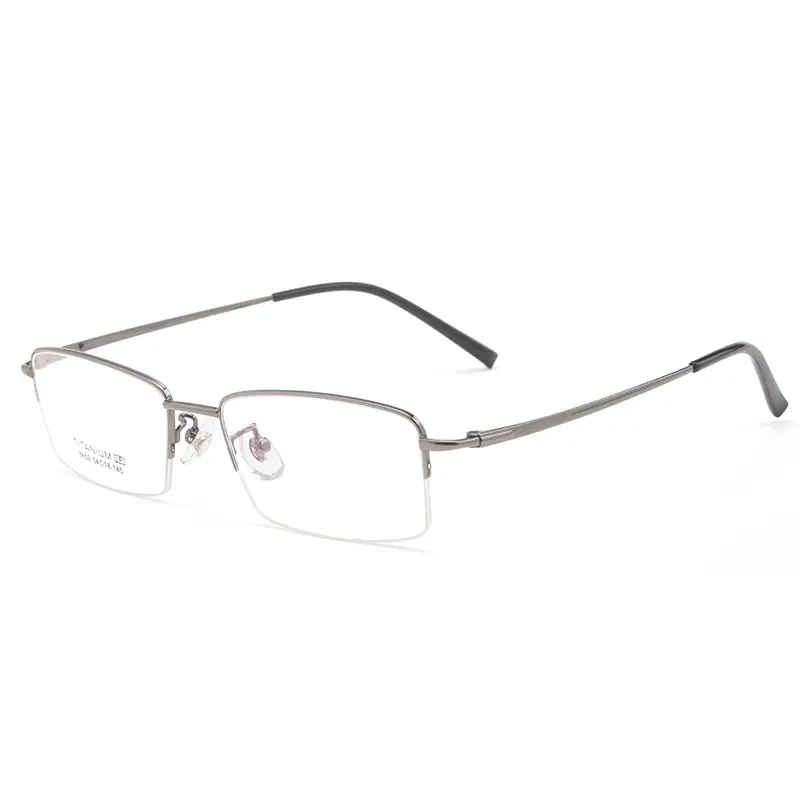 Women's Rose Gold Ultra Light Half Frame Glasses