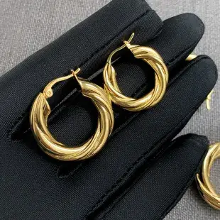 Golden Floral Stone Earrings for Women — feature 13