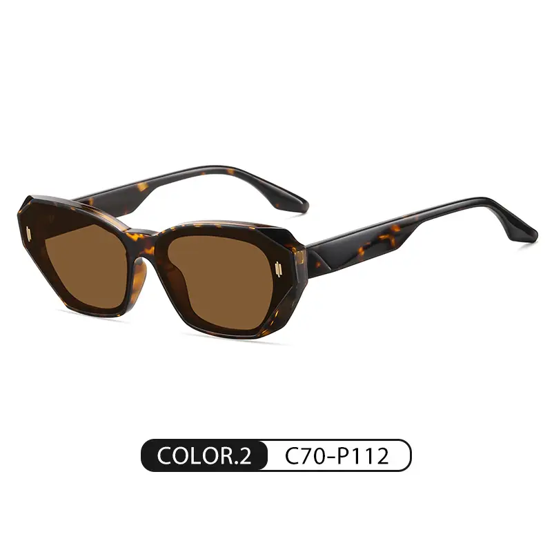 Women Cat's Eye Polarized Sunglasses Adjustable Panel Temples - Image 2