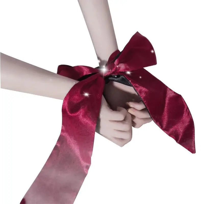 Red Cherry Party Blindfold with Handcuff & Eye Mask - Image 7