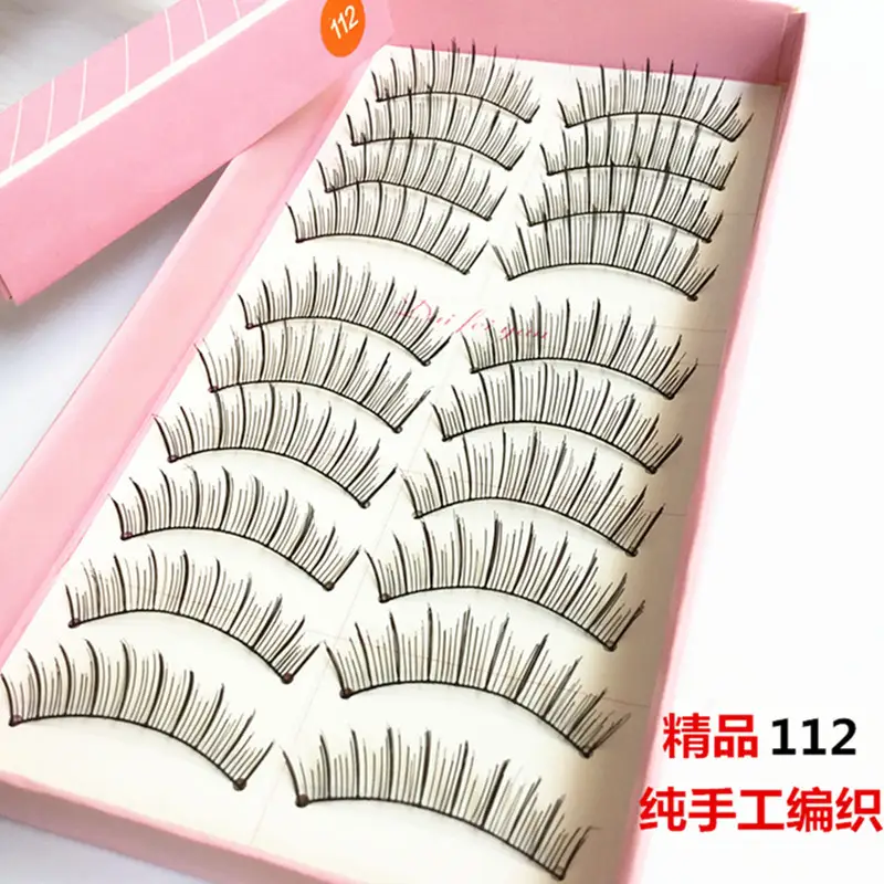 False Eyelashes 10 Pairs Natural Cross Nude Makeup — feature 9