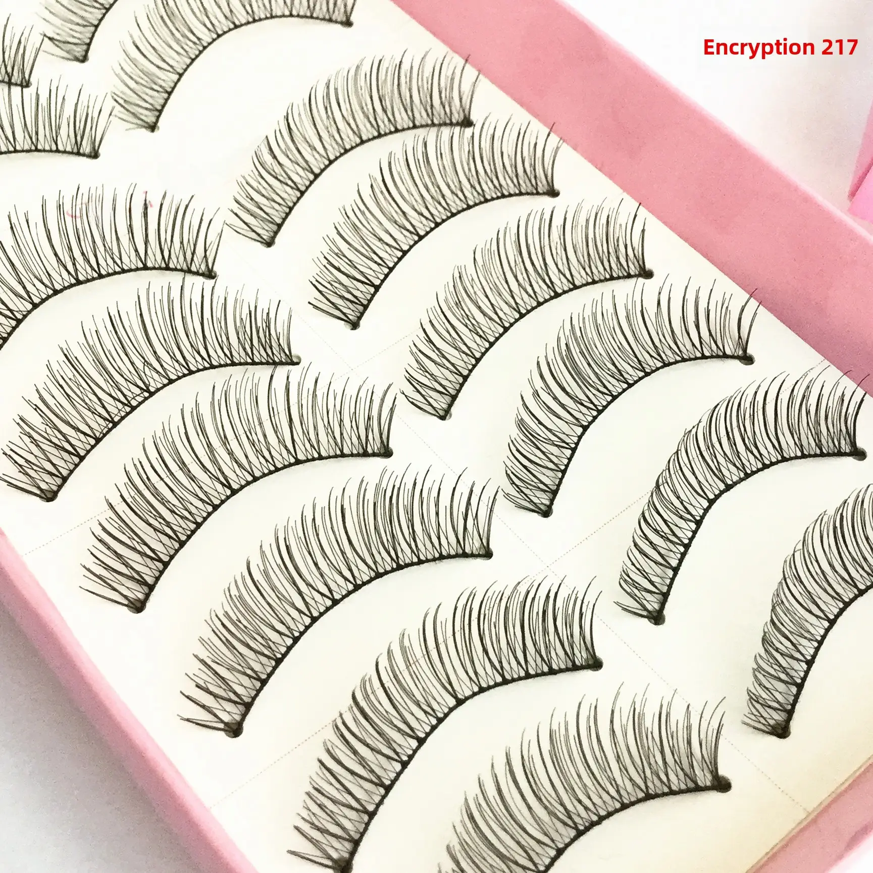 False Eyelashes 10 Pairs Natural Cross Nude Makeup - Image 7