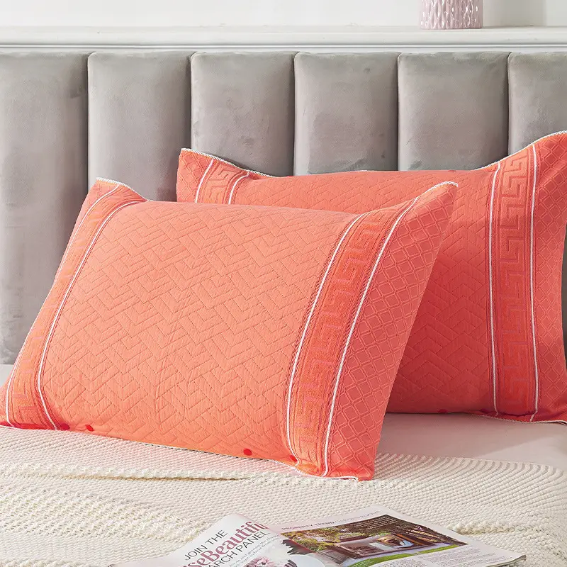 Cotton Gauze Pillowcase Purple Snap-Fixed All-Season - Image 17
