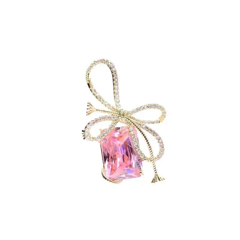 Two Butterfly Zircon Brooch Pin for Women - Image 6