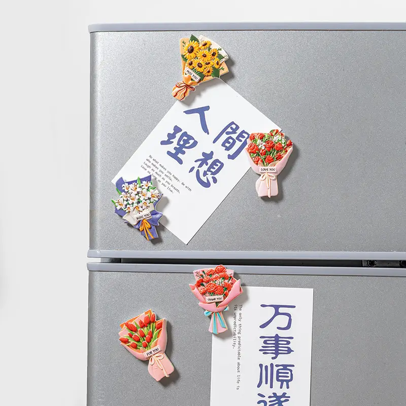 3D Resin Bouquet Magnet for Refrigerator Decor - Image 20