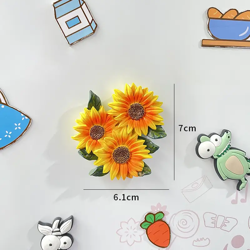 3D Resin Bouquet Magnet for Refrigerator Decor - Image 14