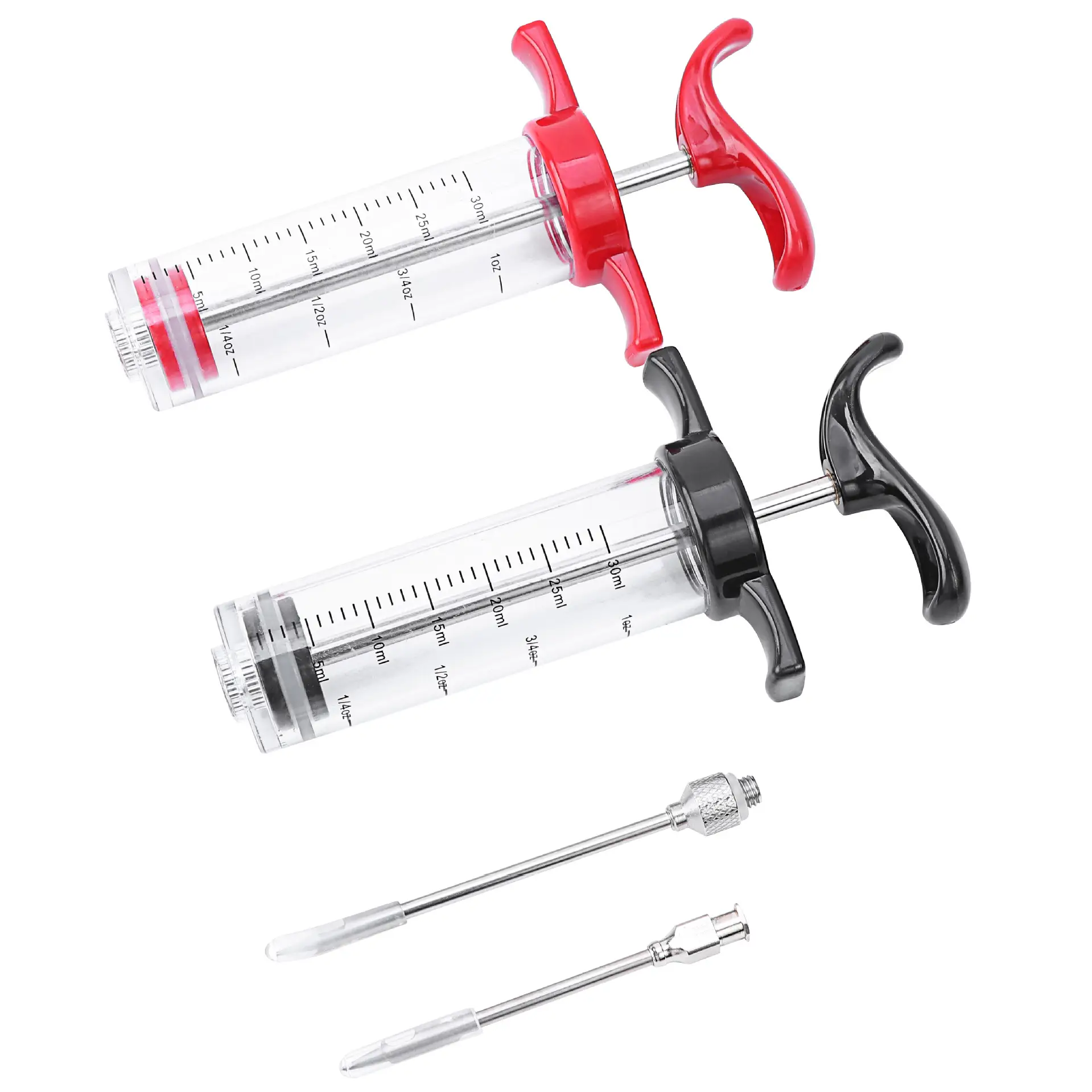 50ML Red Syringe with 3 Accessories for Kitchen Use