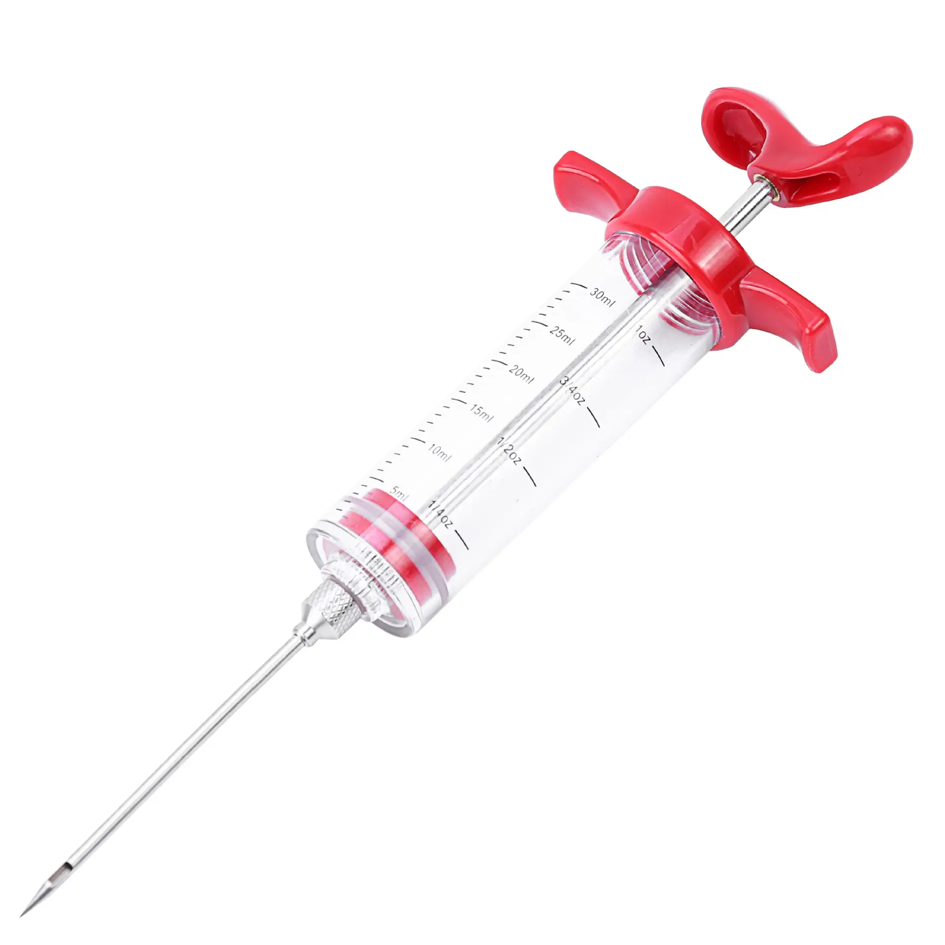 50ML Red Syringe with 3 Accessories for Kitchen Use