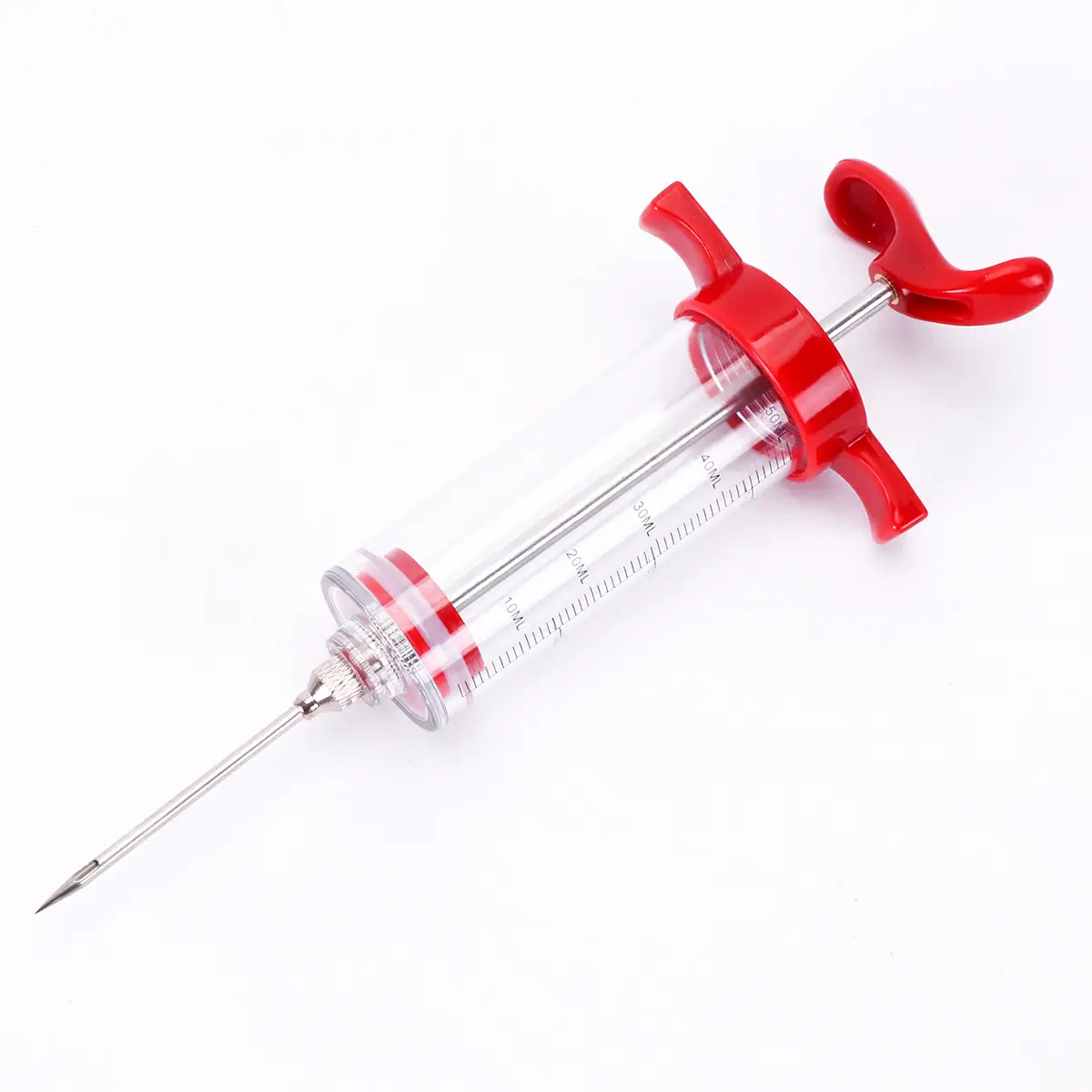 50ML Red Syringe with 3 Accessories for Kitchen Use