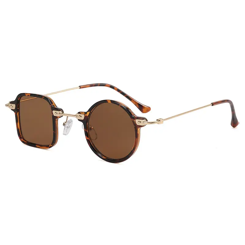 2022 Metal Square Round Sunglasses for Men Women - Image 2