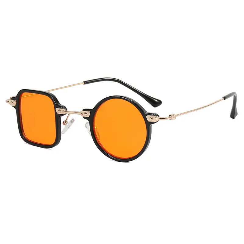 2022 Metal Square Round Sunglasses for Men Women - Image 5