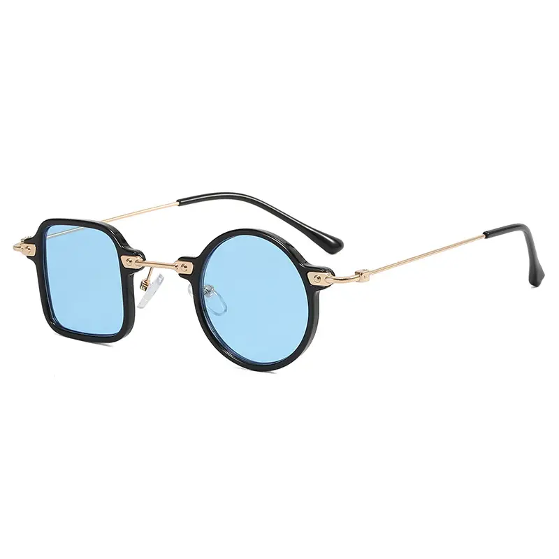 2022 Metal Square Round Sunglasses for Men Women - Image 6