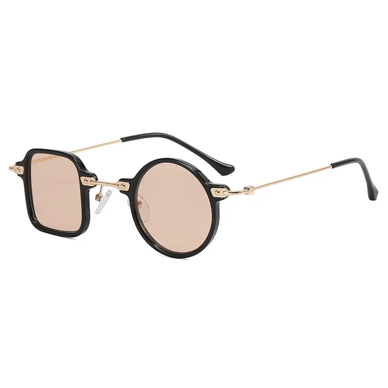2022 Metal Square Round Sunglasses for Men Women - Image 4