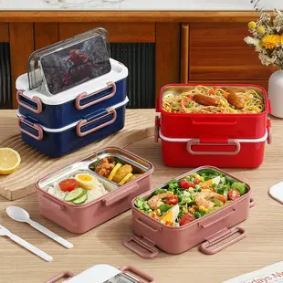 304 Stainless Steel Lunch Box Blue Portable Water Filled — feature 17