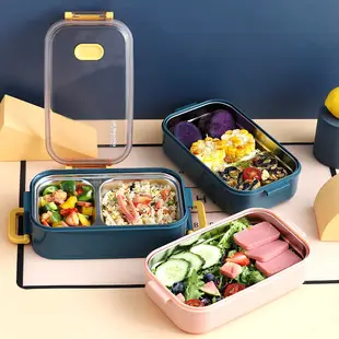 304 Stainless Steel Lunch Box Blue Portable Water Filled — feature 3