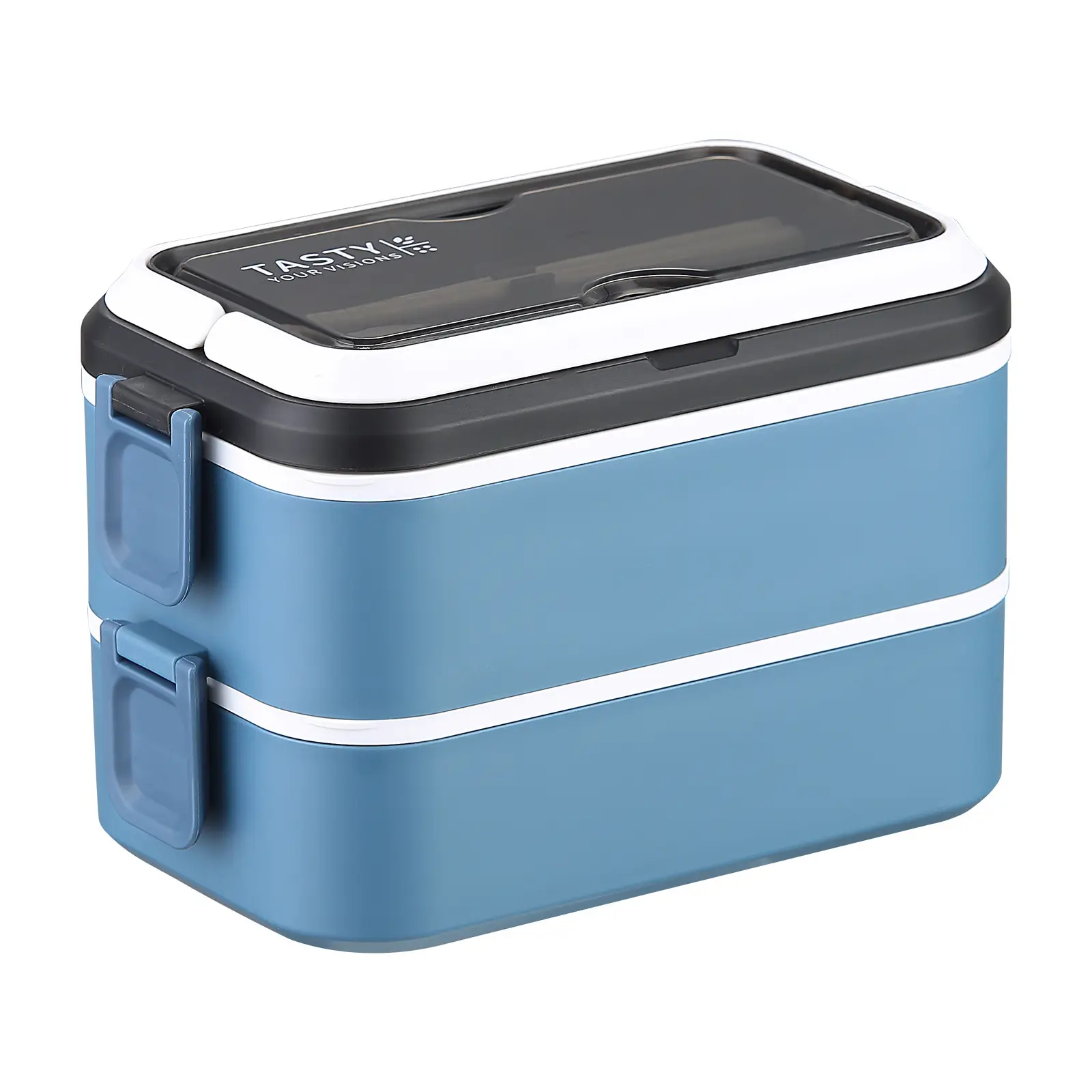 304 Stainless Steel Lunch Box Blue Portable Water Filled - Image 4