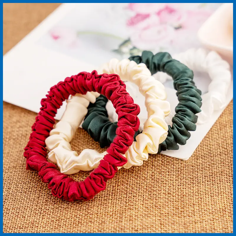 Silk Hair Tie Small 1cm Mulberry Silk Hair Rope