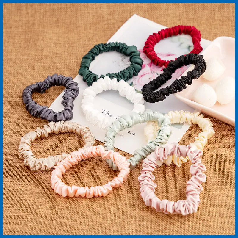 Silk Hair Tie Small 1cm Mulberry Silk Hair Rope
