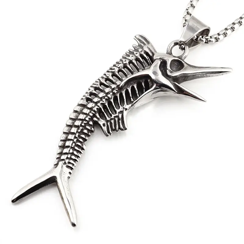Jurassic Deep Ocean Sword Shooting Fish Necklace - Image 4