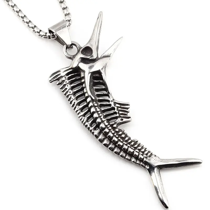 Jurassic Deep Ocean Sword Shooting Fish Necklace - Image 2