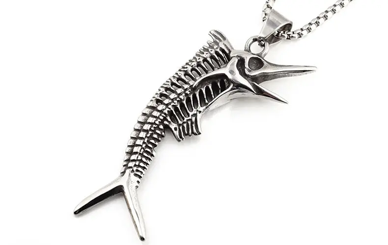 Jurassic Deep Ocean Sword Shooting Fish Necklace — feature 8