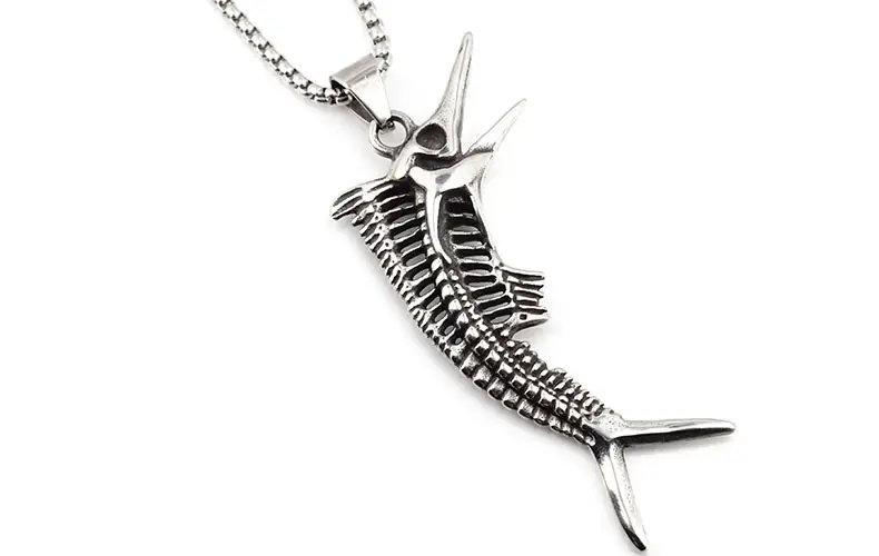 Jurassic Deep Ocean Sword Shooting Fish Necklace — feature 9