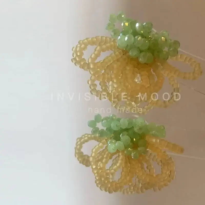 Castle Peak Fog 925 Silver Ear Clip with Crystal Tassel