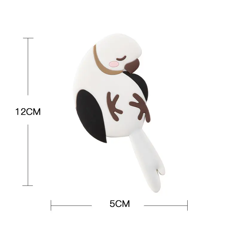 Cartoon Parrot Magnetic Hook Sticker for Home Decor