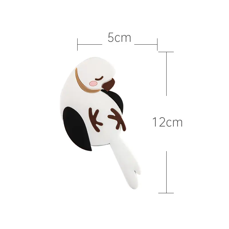 Cartoon Parrot Magnetic Hook Sticker for Home Decor