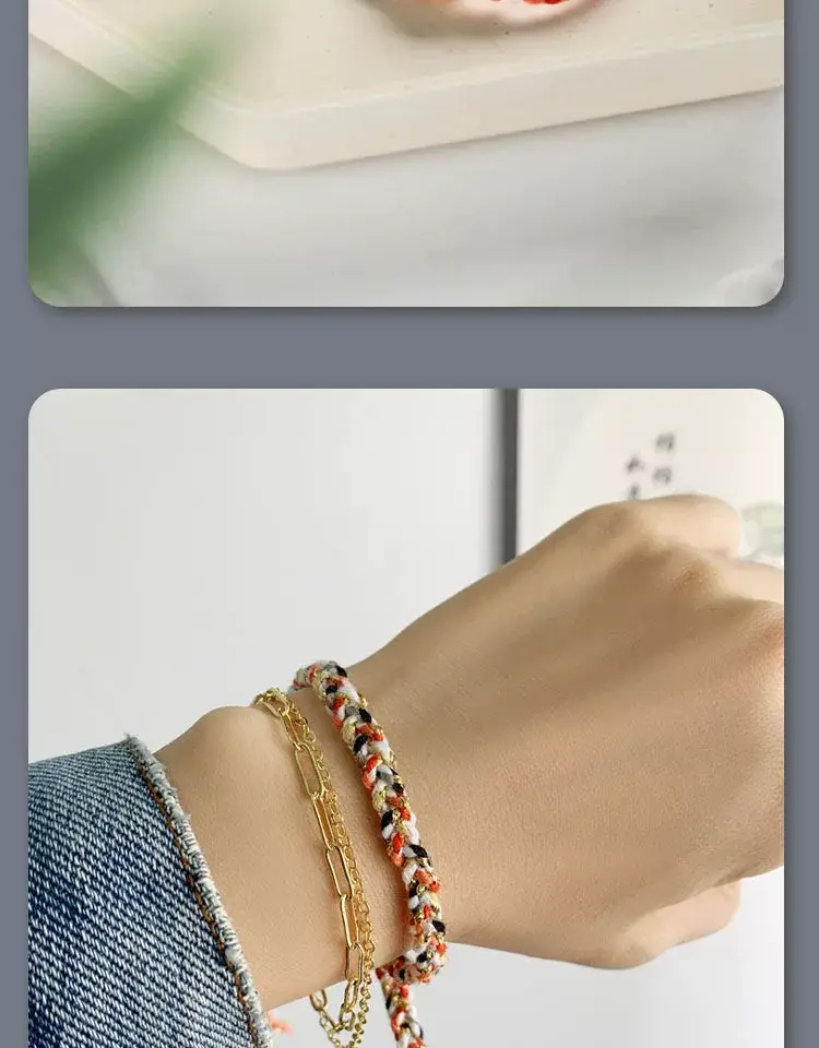 Multicolored Braided Cotton Rope for DIY Crafts — feature 9