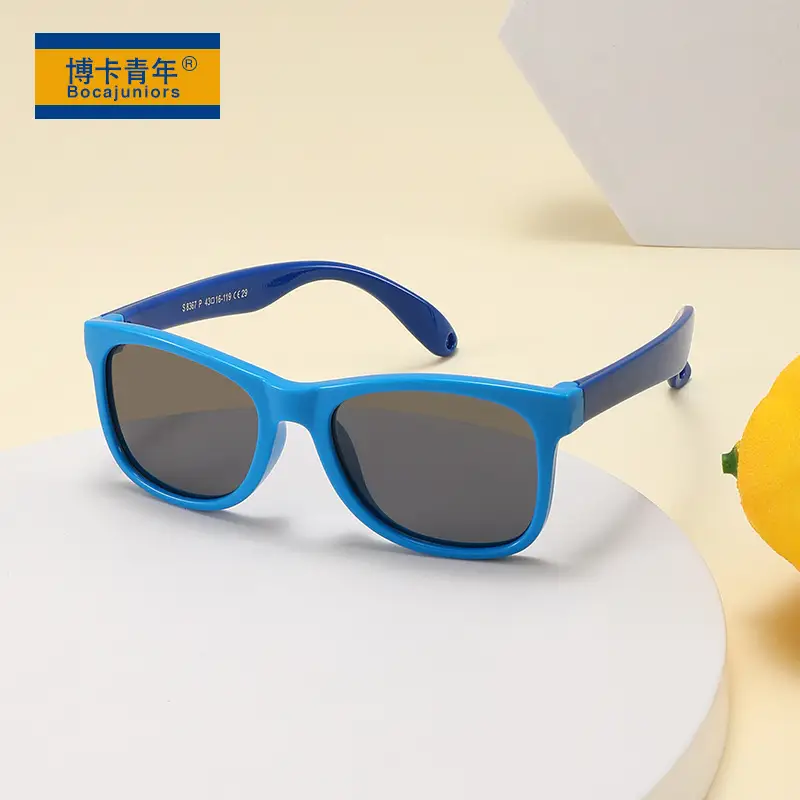 Children's Pink Silicone UV400 Sunglasses - Image 15