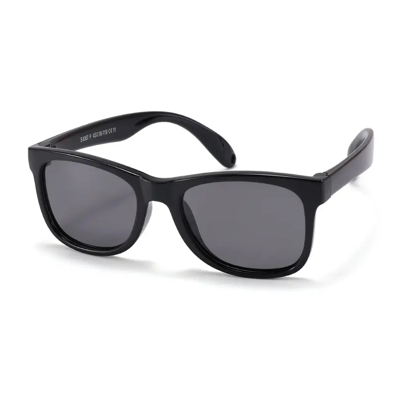 Children's Pink Silicone UV400 Sunglasses - Image 5