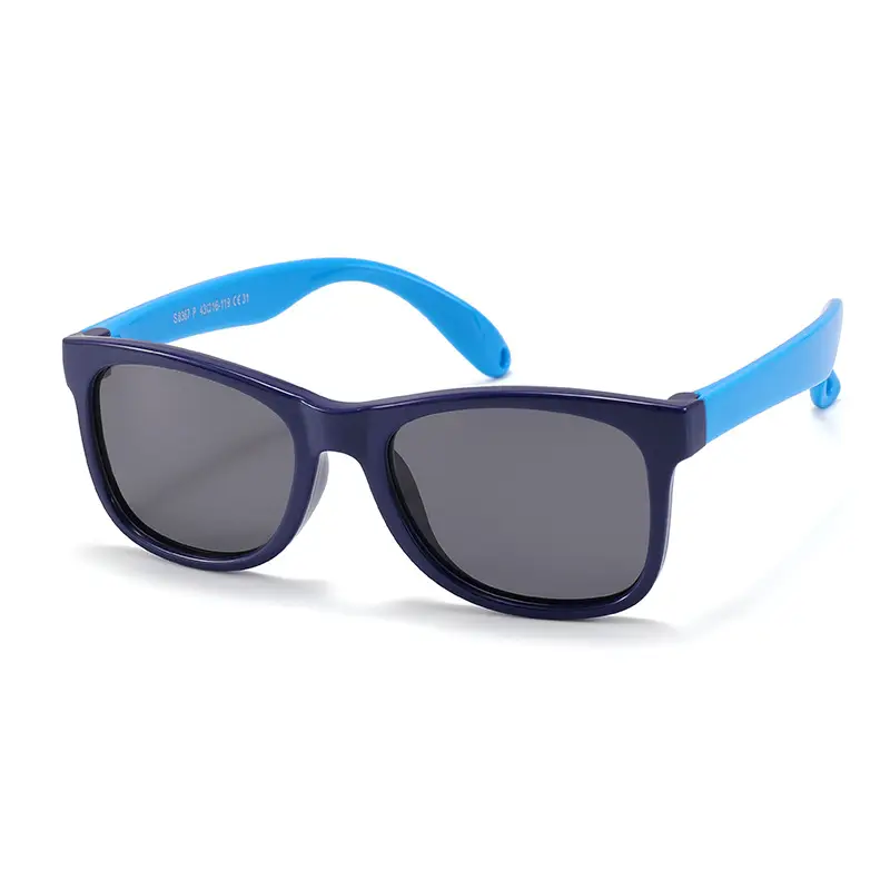 Children's Pink Silicone UV400 Sunglasses - Image 9